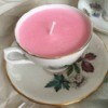 Teacup Candles - closeup of a teacup candle