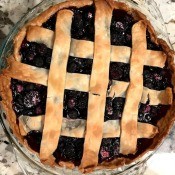 Blackberry and Blueberry Pie