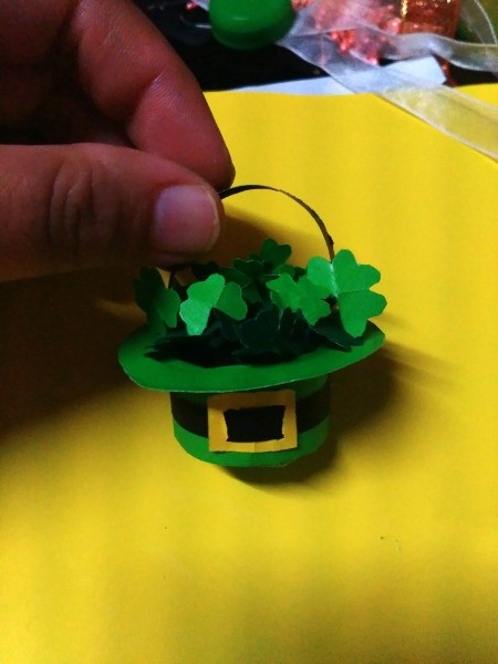 Mini Shamrock Hat Basket