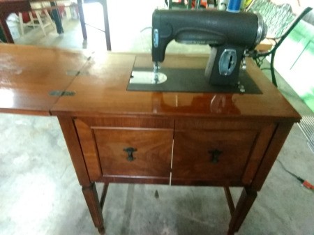 Old Kenmore Sewing Machine in Cabinet - antiques - by owner - collectibles  sale - craigslist