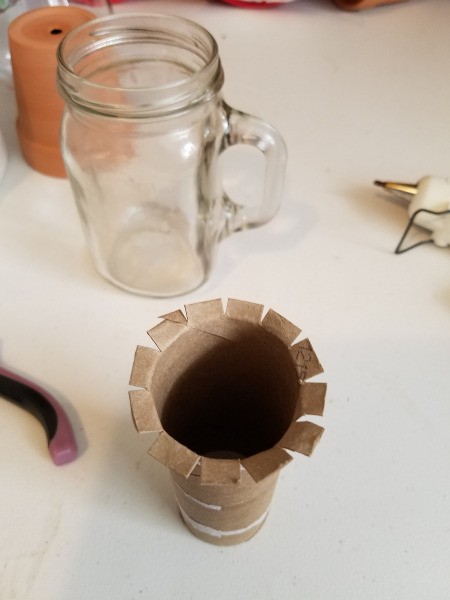 Vase of Many Colors - splay them for glueing