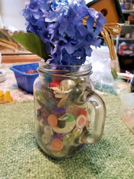 Vase of Many Colors - buttons