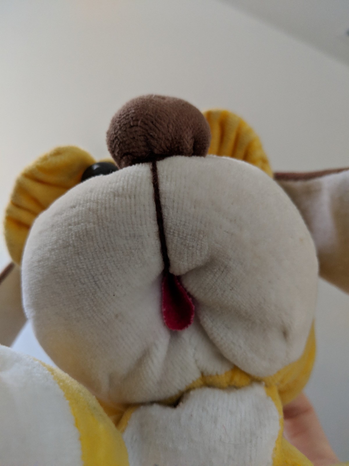 Identifying a Vintage Plush Yellow Dog? ThriftyFun