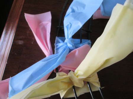 Vinyl Tablecloth Wreath