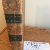 Value of 1797 Encyclopedia Britannica 3rd Edition - very old encyclopedia