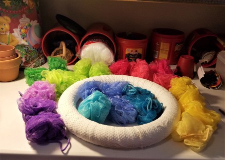 Spring Pouf Wreath