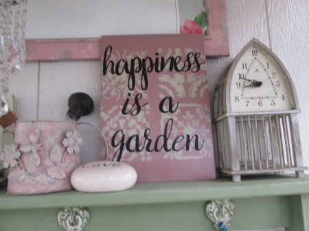 Painting Decorative Indoor/Outdoor Signs - sign on a shelf