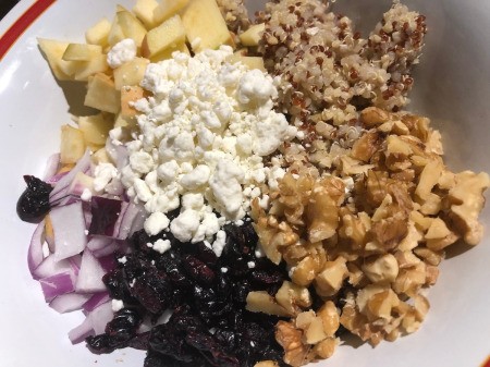 mixing ingredients
