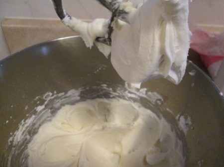 Mixing Frosting