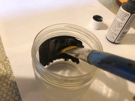Pot O' Gold Piggy Bank - paint the inside of the jar black