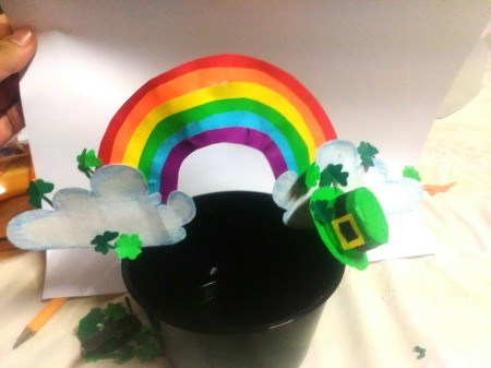 Pot of Golden Treats - add decorations such as a hat and clover leaves