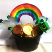 Pot of Golden Treats - ready to share on St. Patrick's Day