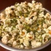 bowl of Garlic Furikake Popcorn