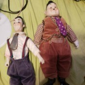 Identifying Porcelain Dolls - clown dolls