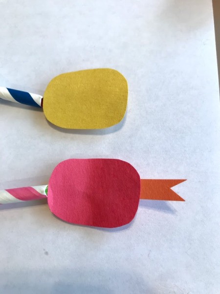 Making a Paper Drinking Straw Snake - add tongue