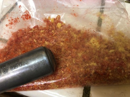 Crushing chips & crackers for breading