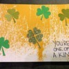 One of a Kind Clover Card - front of the finished card