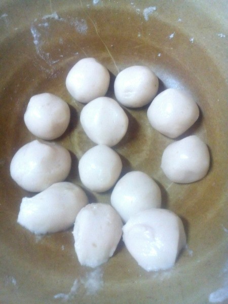 formed Glutinous Rice Balls