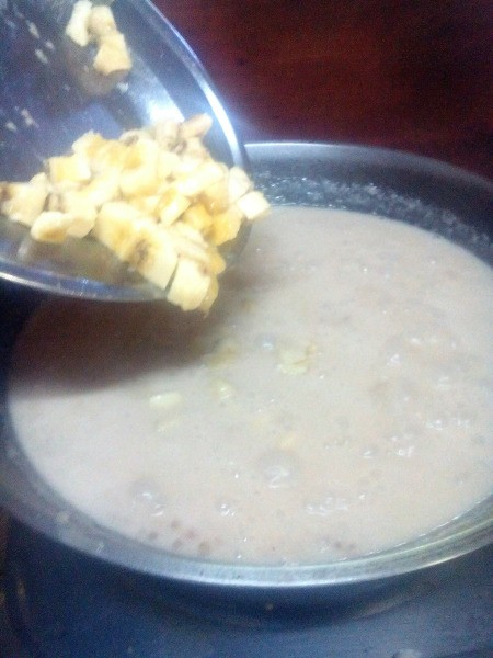 adding bananas to coconut milk Coconut Milk