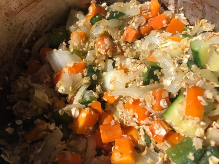Toasted Oat and Vegetables