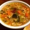 bowl of  Oat and Vegetable Soup