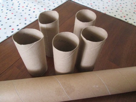 Recycled Bunny Friends - paper tubes