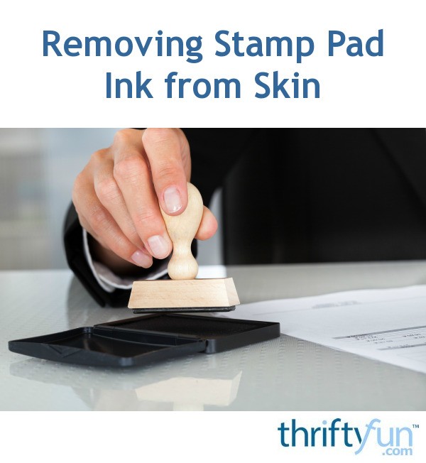 How To Remove Stamp Ink From Skin At Home