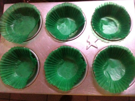 paper lined baking cups