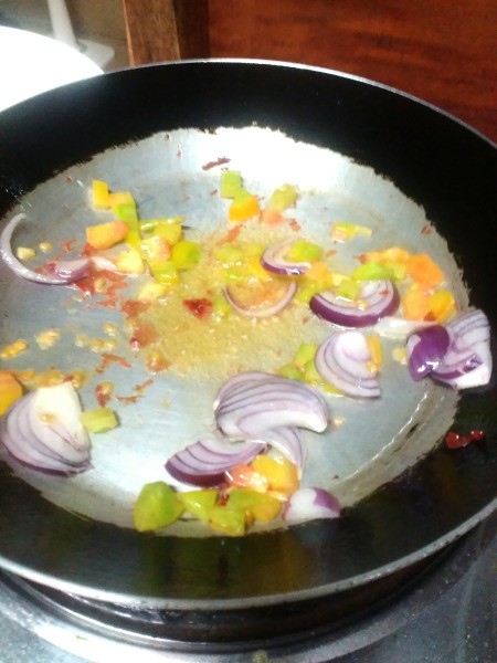 sauteing tomatoes & onions