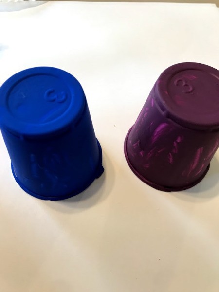 Plastic Cup Pet Bird - allow to dry