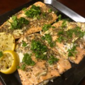 Oven Poached Lemon Herb Salmon