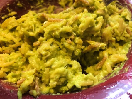 adding Avocado to Rice