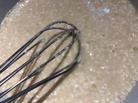 mixing wet ingredients