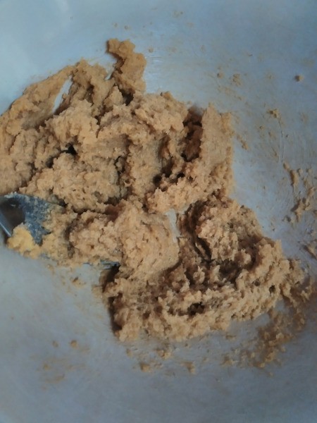 egg added to butter & sugar