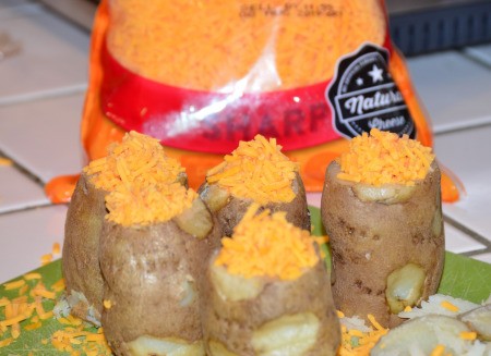 cheese stuffed Potatoes