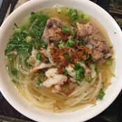 Pork and Shrimp Wonton Noodle Soup