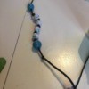 Name Ideas for Handmade Jewellery for Boys - beaded bracelet on black cord