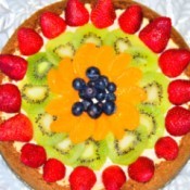 fruit decorated Cheesecake