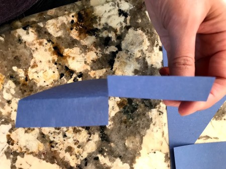 Shark Fin Hat - fold as shown