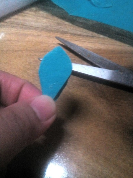 Christening Candles with Drip Catcher - cut into the shape of a petal on upper edge