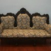 Value of a Victorian Sofa - Victorian style wood trimmed upholstered sofa