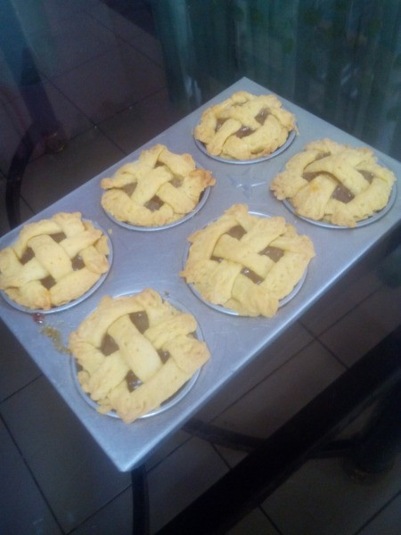 baked Pineapple Tarts in baking pan
