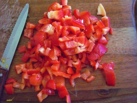 cut red pepper