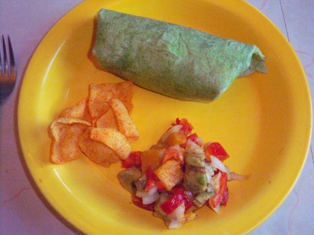 Avocado Mango Salsa on plate