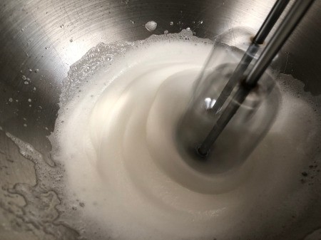 whipping egg whites