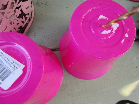 Recycled Lanterns As Planters