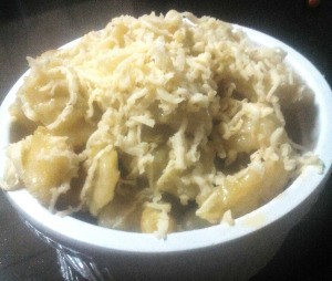 Sweet Potato Cheese Bites in bowl