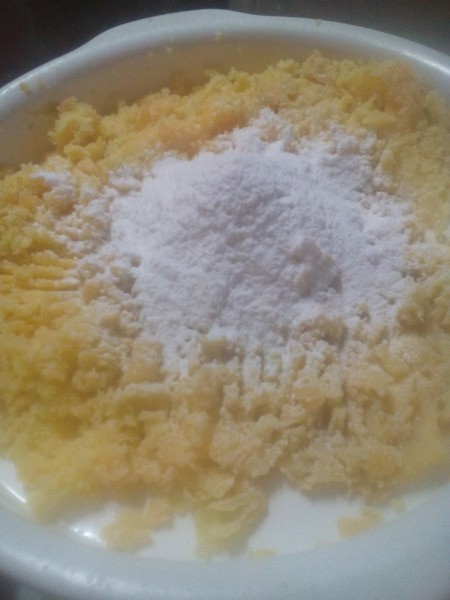 flour added to Sweet Potato