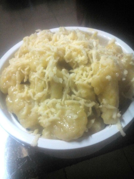 cheese added to Sweet Potato Bites