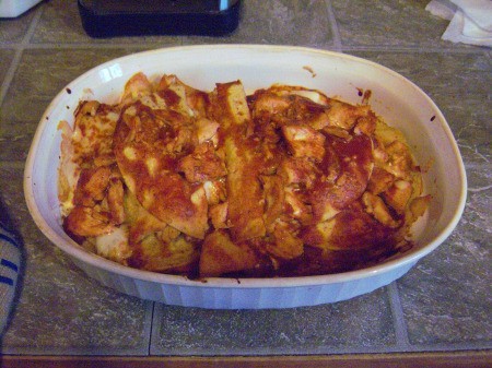 baked Chicken Enchilada Casserole
